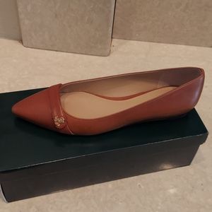NIB Ralph Lauren leather flats